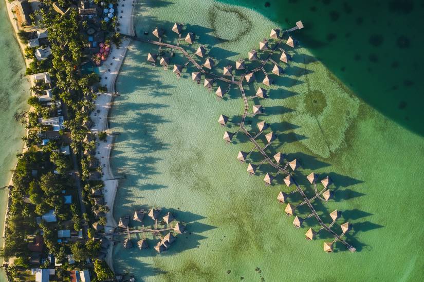 Photo - Polynésie Française - Vue du ciel - Bora Bora #258